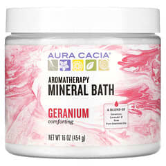 Aura Cacia, Aromatherapie Mineralbad, Beruhigende Geranie, 16 oz (454 g)