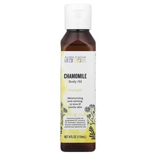 Aura Cacia, AromaThérapie Huile Corporelle, Camomille Tranquille, 4 fl oz (118 ml)