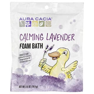 Aura Cacia, пена для ванны c расслабляющим эффектом, аромат лаванды, 70,9 г (2,5 унции)
