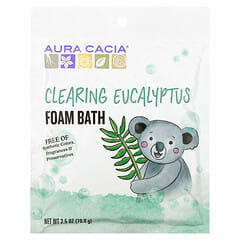 Aura Cacia, Foam Bath, Clearing  Eucalyptus, 2.5 oz (70.9 g)