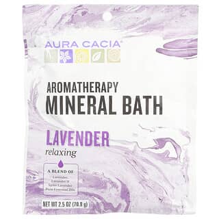 Aura Cacia, Aromatherapy Mineral Bath, Lavender, 2.5 oz (70.9 g)