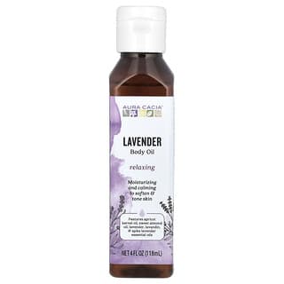 Aura Cacia, Body Oil, Lavender, Körperöl, Lavendel, 118 ml (4 fl. oz.)