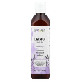 Aura Cacia, Մարմնի յուղ, լավանուշ, 237 մլ։