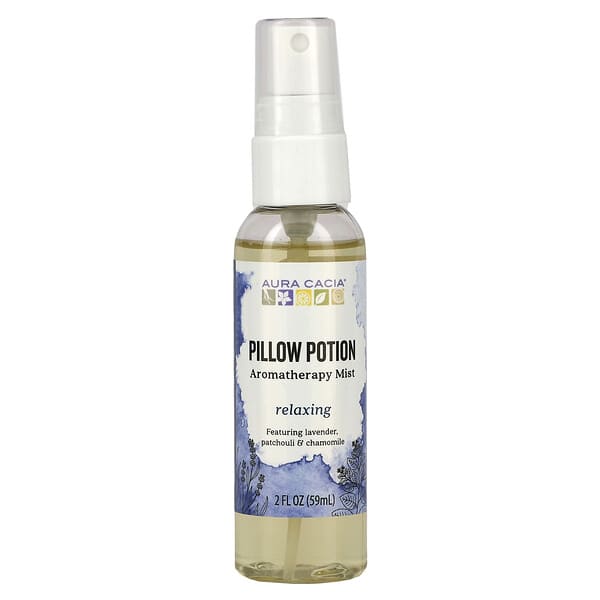 Aura Cacia, Poção do Travesseiro, Spray Essential Solutions, 2 fl oz (59 ml)