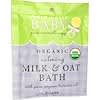 Baño calmante orgánico para bebé de leche y avena, 1.75 oz (49.6 g)