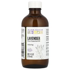 Aura Cacia, Pure Essential Oil, Lavender, 4 fl oz (118 ml)