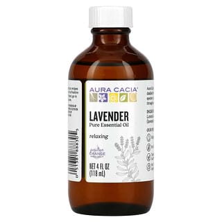 Aura Cacia, Pure Essential Oil, Lavender, 4 fl oz (118 ml)