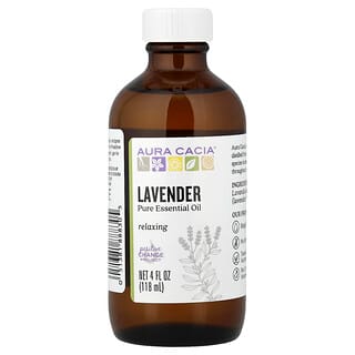 Aura Cacia, Saf Esansiyel Yağ, Lavanta, 4 fl oz (118 ml)