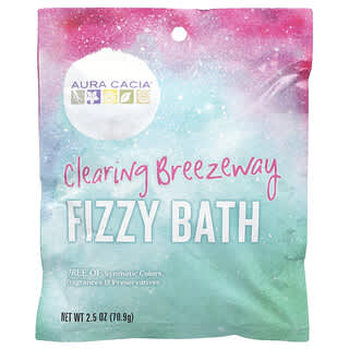 Aura Cacia, Fizzy Bath, Clearing Breezeway, 2.5 oz (70.9 g)