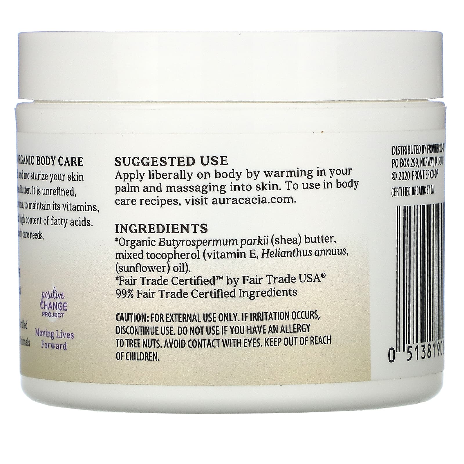 Aura Cacia, Organic Shea Butter, 3.25 oz (92 g)