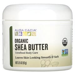 Aura Cacia, Manteiga de Karité Orgânica, 92 g (3,25 oz)