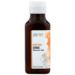 Aura Cacia, Shower Salt, Uplifting Citrus, 16 oz (454 g)