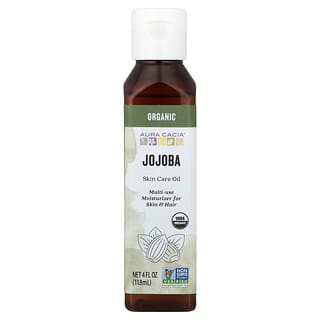 Aura Cacia, Organic, Aceite para cuidado de la piel, Balancing Jojoba, 4 fl oz (118 ml)