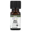 Aura Cacia, Huile essentielle pure, Orange douce biologique, 7,4 ml