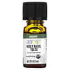 Pure Essential Oil, Organic Holy Basil Tulsi, 0.25 fl oz (7.4 ml)