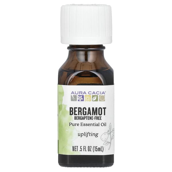 Aura Cacia, Huile essentielle pure, Bergamote, 15 ml