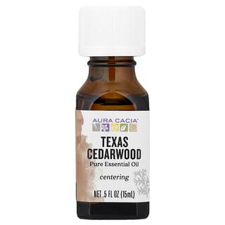 Aura Cacia, Huile essentielle pure, Cèdre du Texas, 15 ml