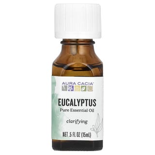 Aura Cacia, Huile essentielle pure d'eucalyptus, 15 ml