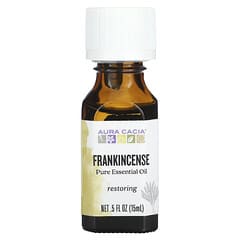 Aura Cacia, Pure Essential Oil, Frankincense, 0.5 fl oz (15 ml)