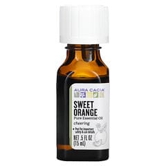 Aura Cacia, Aceite esencial puro, Naranja dulce, 15 ml (0,5 oz. Líq.)