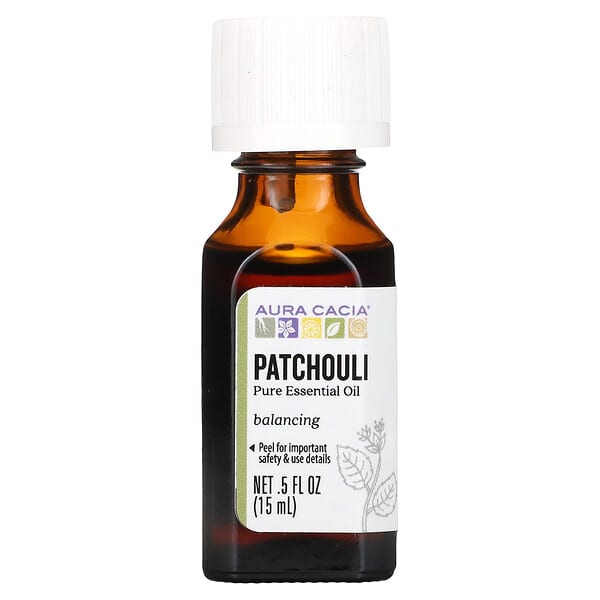 Aura Cacia, Reines ätherisches Öl, Patchouli, 15 ml (0, 5 fl. oz.)
