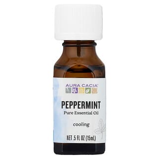Aura Cacia, Aceite esencial puro, Menta, 15 ml (0,5 oz. líq.)
