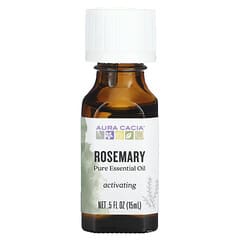 Aura Cacia, Pure Essential Oil, Rosemary, 0.5 fl oz (15 ml)