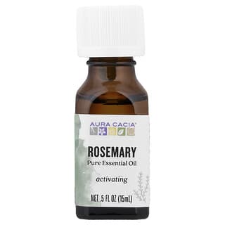 Aura Cacia, Pure Essential Oil, Rosemary, 0.5 fl oz (15 ml)