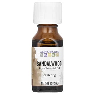 Aura Cacia, 100% natürliches ätherisches Öl, Sandelholz, 15 ml (,5 fl oz)