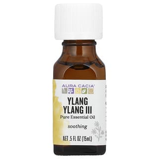 Aura Cacia, 100% Puro aceite esencial, Ylang Ylang III, sensual, 0,5 fl oz (15 ml)