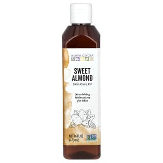 Aura Cacia, Aceite para el cuidado de la piel, Almendra dulce, 473 ml (16 oz. Líq.)
