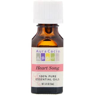 Aura Cacia, 100% Pure Essential Oils, Heart Song, 0.5 fl oz (15 ml)