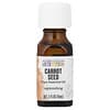 Aura Cacia, Pure Essential Oil, Carrot Seed, 0.5 fl oz (15 ml)