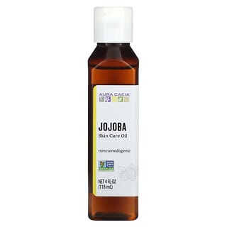 Aura Cacia, Aceite de jojoba para el cuidado de la piel`` 118 ml (4 oz. Líq.)