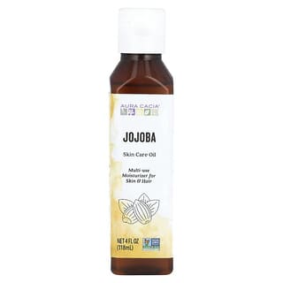 Aura Cacia, Huile de soin de la peau, Jojoba, 118 ml