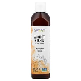 Aura Cacia, Dəriyə Qulluq Yağı, Ərik Dənələri, 16 fl oz (473 ml)