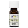 Aura Cacia, 100% 순수 에센셜 오일, 자스민 앱솔루트, 3.7ml(0.125fl oz)