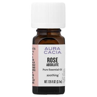 Aura Cacia, Aceite esencial 100 % puro, rosa absoluto, 3.7 ml (.125 fl. Oz)