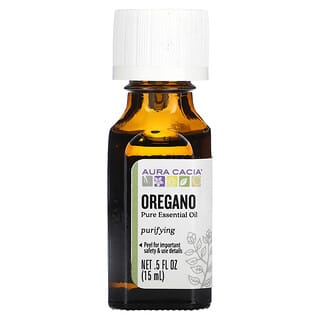 Aura Cacia, Pure Essential Oil, Oregano, 0.5 fl oz (15 ml)