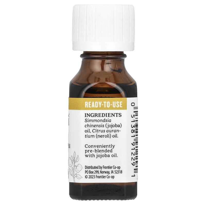 Óleo Essencial Puro em Óleo de Jojoba, Néroli, 15 ml (0,5 fl oz)
