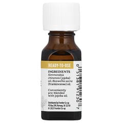 メラルーカ　フランキンセンス　ピュアエッセンシャルオイル15ml ピュアエッセンシャルオイル、フランキンセンス、15ml（0.5液量オンス）