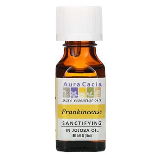 Aura Cacia, Pure Essential Oils, Frankincense, 0.5 fl oz (15 ml)