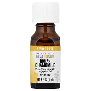 Aura Cacia, Reines ätherisches Öl in Jojobaöl, Römische Kamille, 15 ml