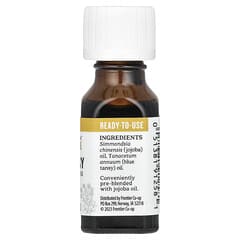 ピュアエッセンシャルオイル入りホホバオイル、ブルータンジー、15ml