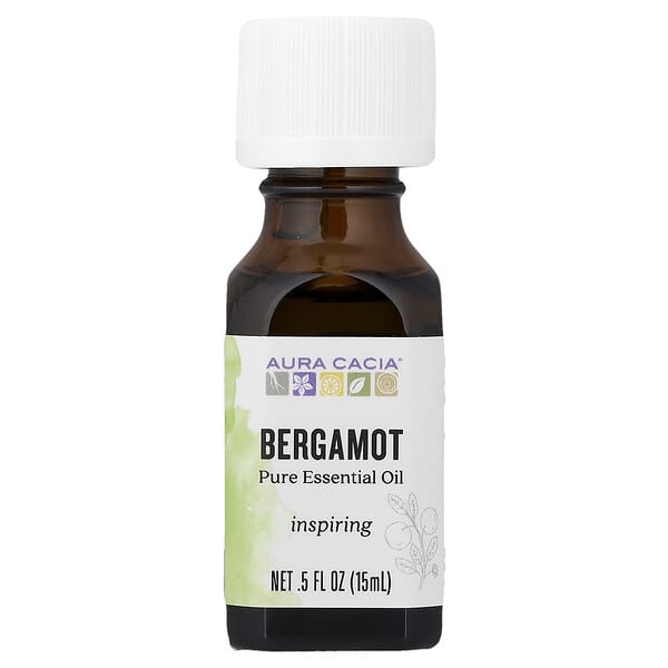 Aura Cacia, 100% Reines Ätherisches Öl, Bergamotte, 0,5 fl oz (15 ml)