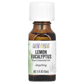 Aura Cacia, Reines ätherisches Öl, Zitrone-Eukalyptus, 15 ml (0,5 fl. oz.)