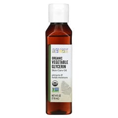Aura Cacia, オーガニック, スキンケア, 植物性のグリセリン, 4液量オンス (118 ml)