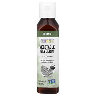 Aura Cacia, Orgánica, Cuidado de la Piel, Glicerina Vegetal, 4 fl oz (118 ml)