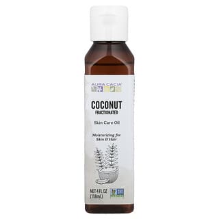Aura Cacia, Frakcionirano ulje za njegu kože, kokosovo, 118 ml