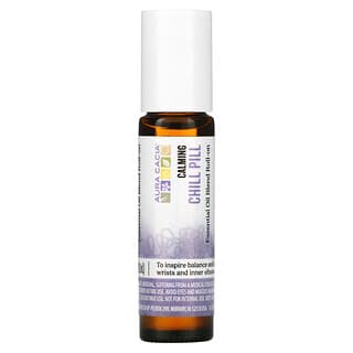 Aura Cacia, Mélange d'huiles essentielles, Roll-on relaxant, Chill Pill, 9,2 ml